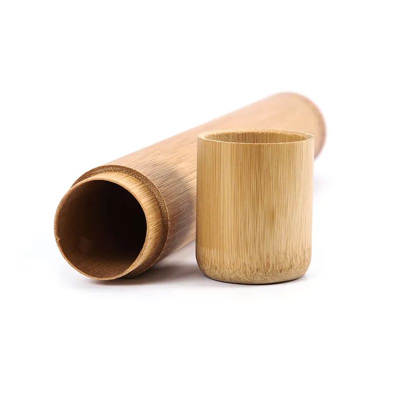 16Cm Toothbrush Bamboo Case