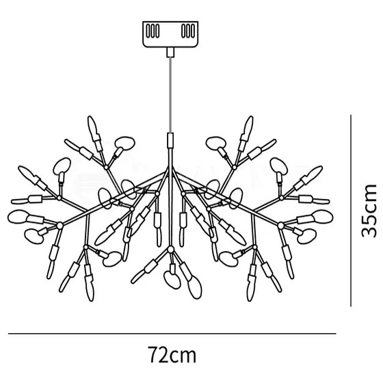 Cool Light 6000k Dia 72cm-45bulbs