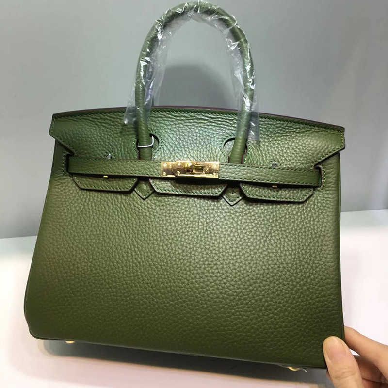 Platinum Bag Gold Buckle Jun Green