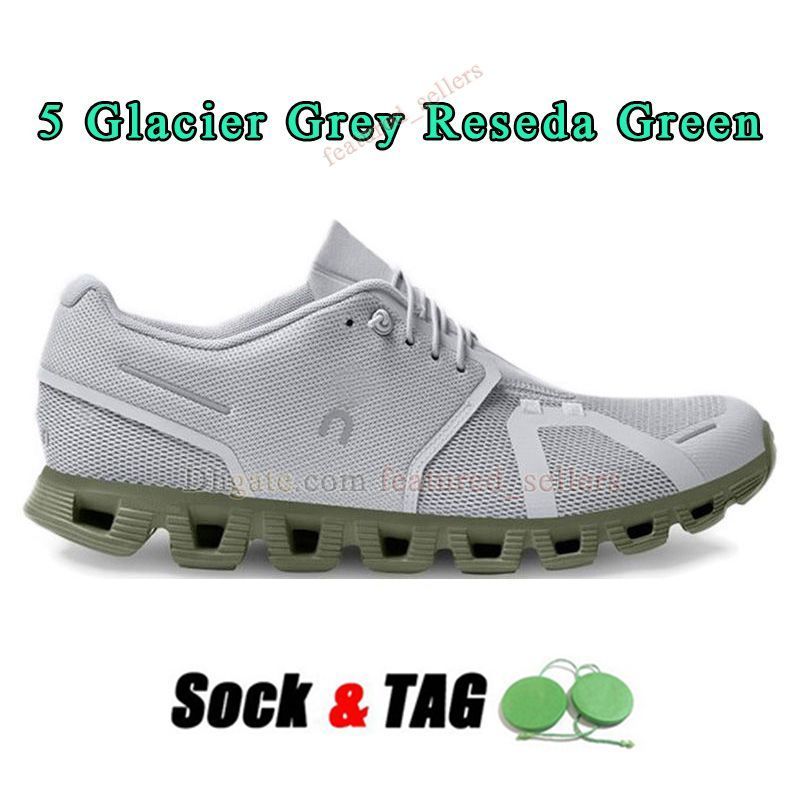 5 Glacier Grey Reseda Green