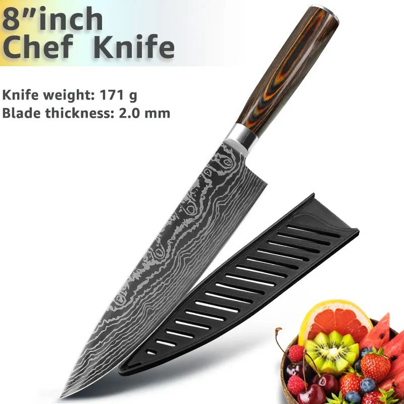 8 inch chef-kokmes