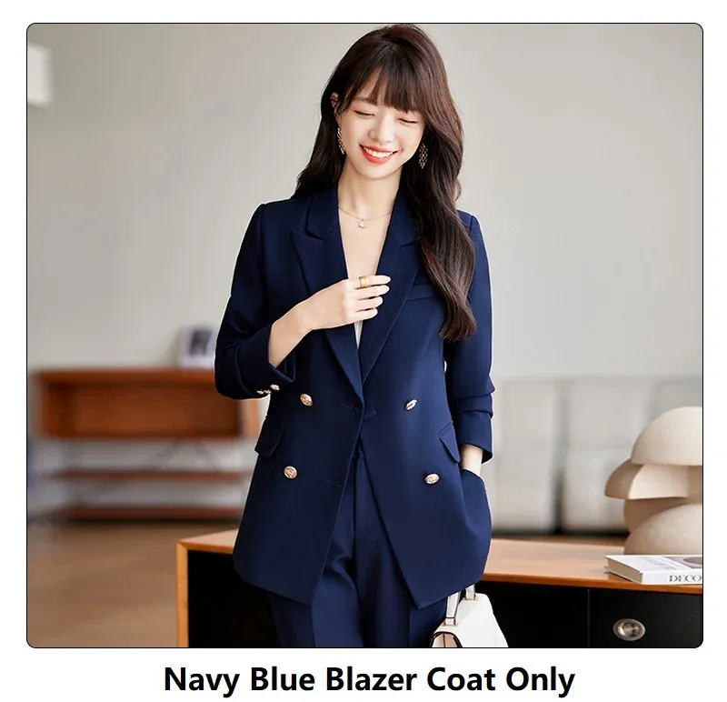 Blue Blazer Coat