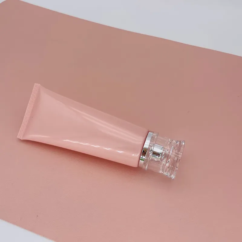 100ml CHINA plastic pink with cap B