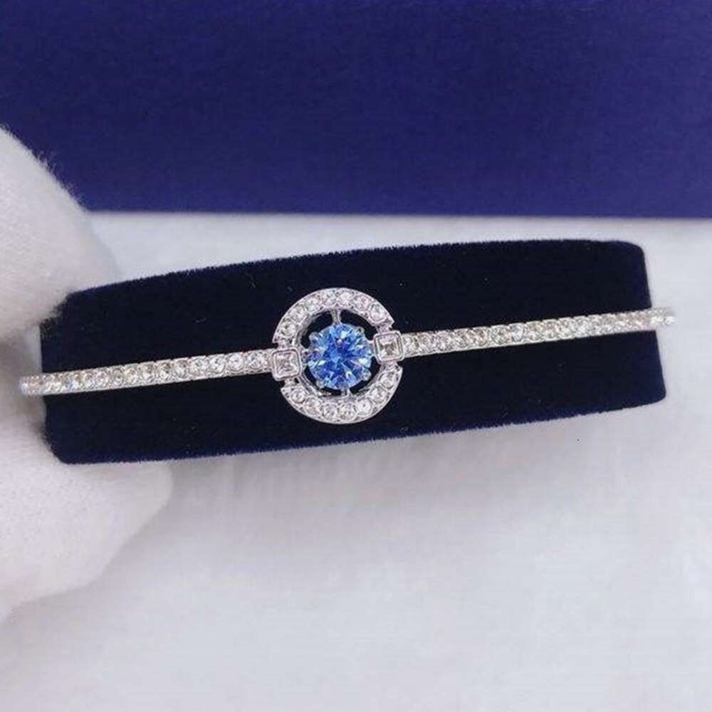 Platinum Blue Diamond Bracelet Not Inc