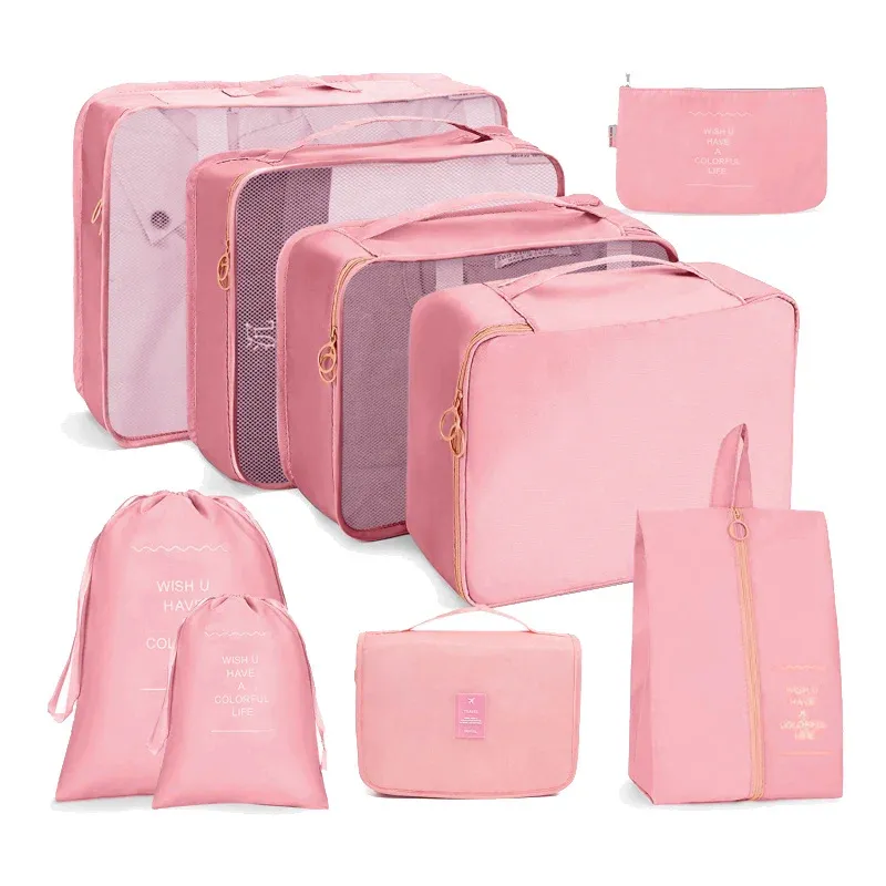 Pink 9pcs