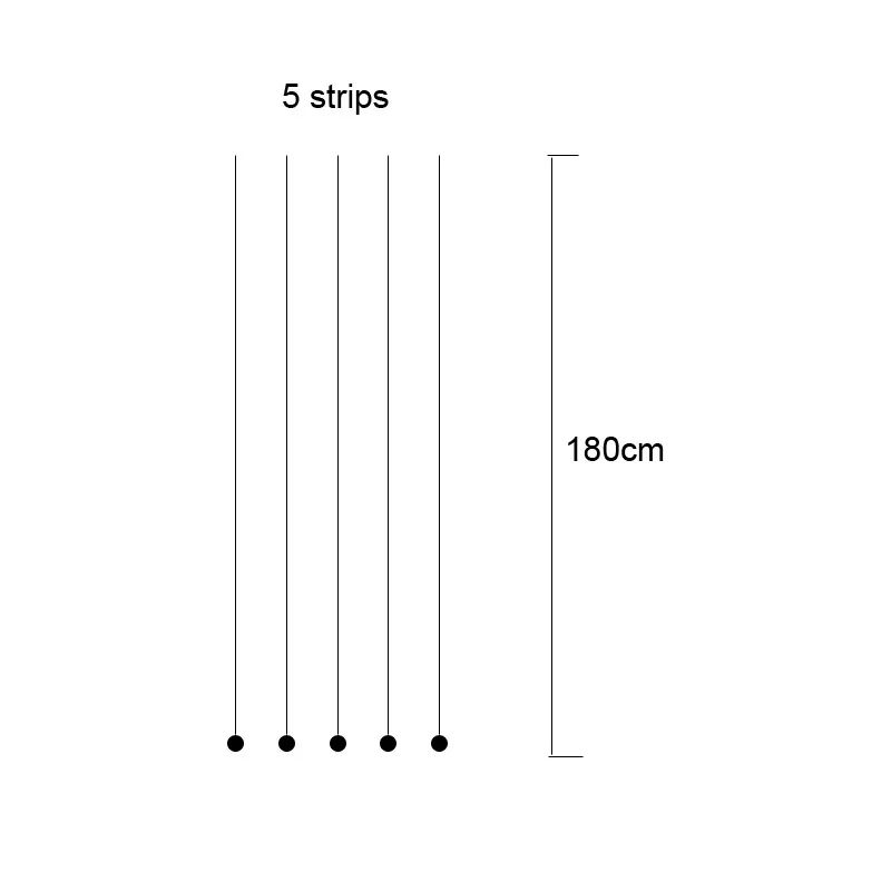 色：5文字列180cm