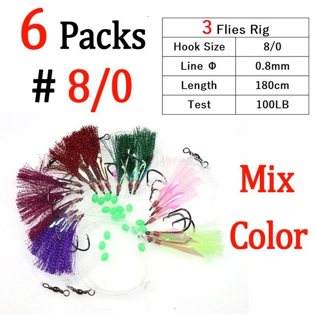 6bags 810 Mix Color