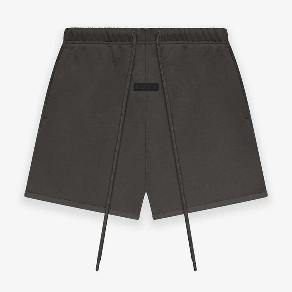 Roundpod jute bark-ashes shorts