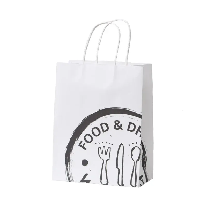 Paper Bag Only 27Hx21x11cm White