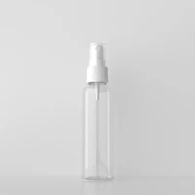 60ml plastic clear bottle white