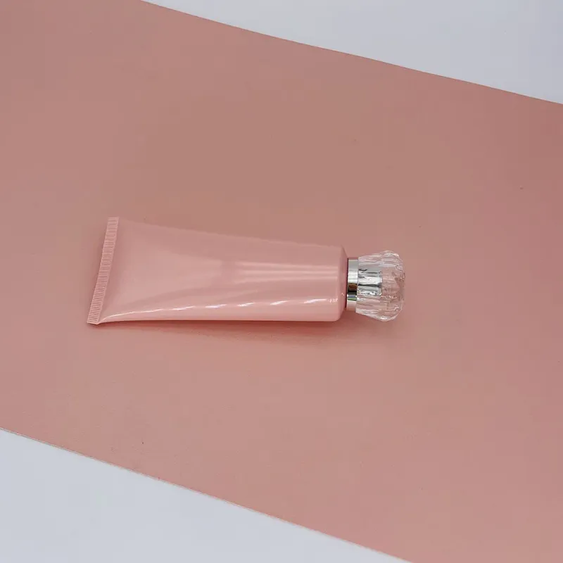 100ml CHINA plastic pink with cap A