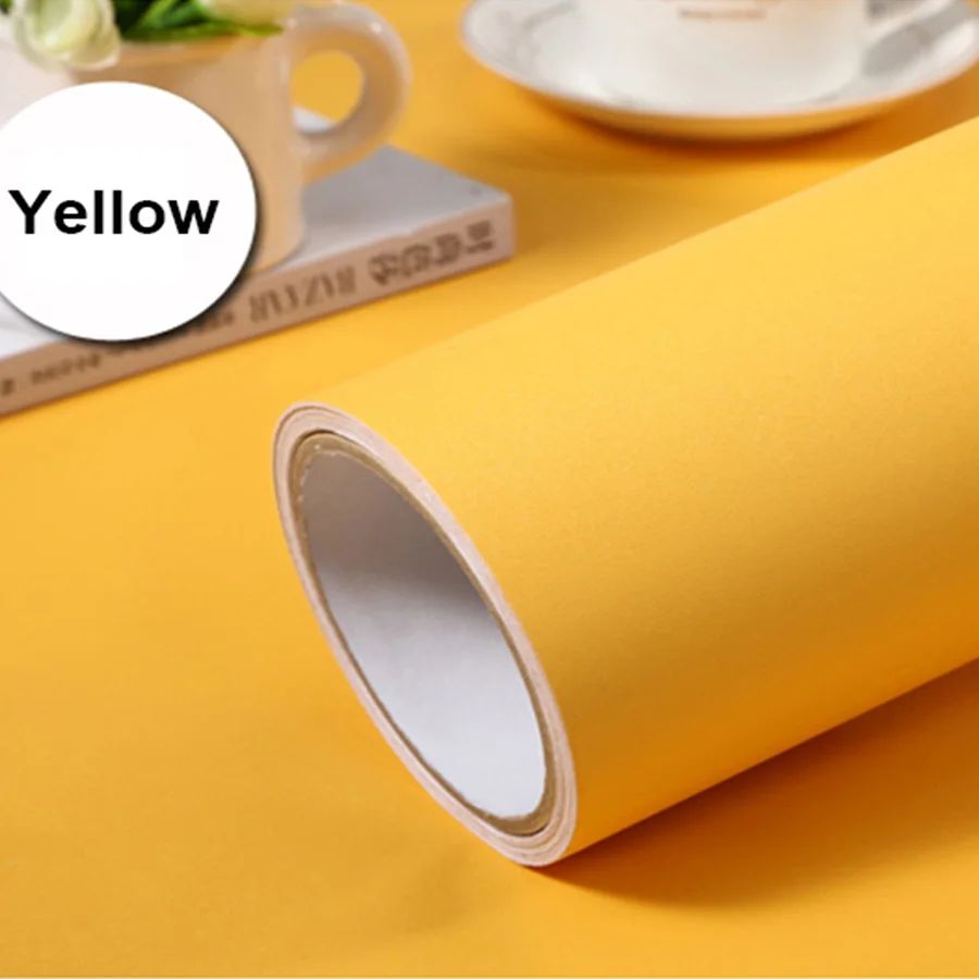 Color:Matte YellowSize:3m x 40cm