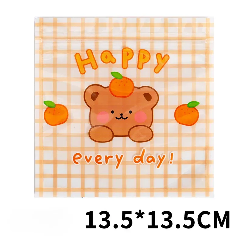 5,31 x 5,31 Zoll Orangefarbener Bär