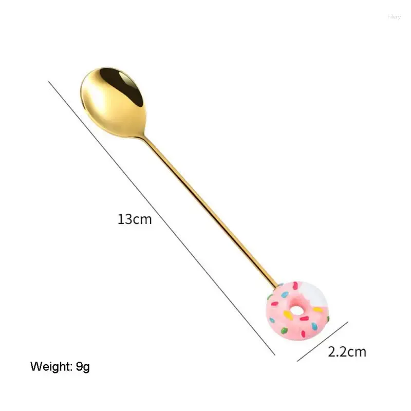 Pink gold spoon