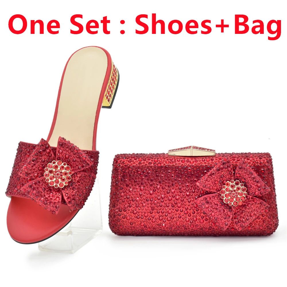 Red Shose And Bag