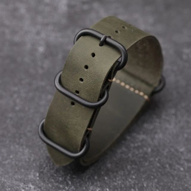 Groen Black Buckle-18mm