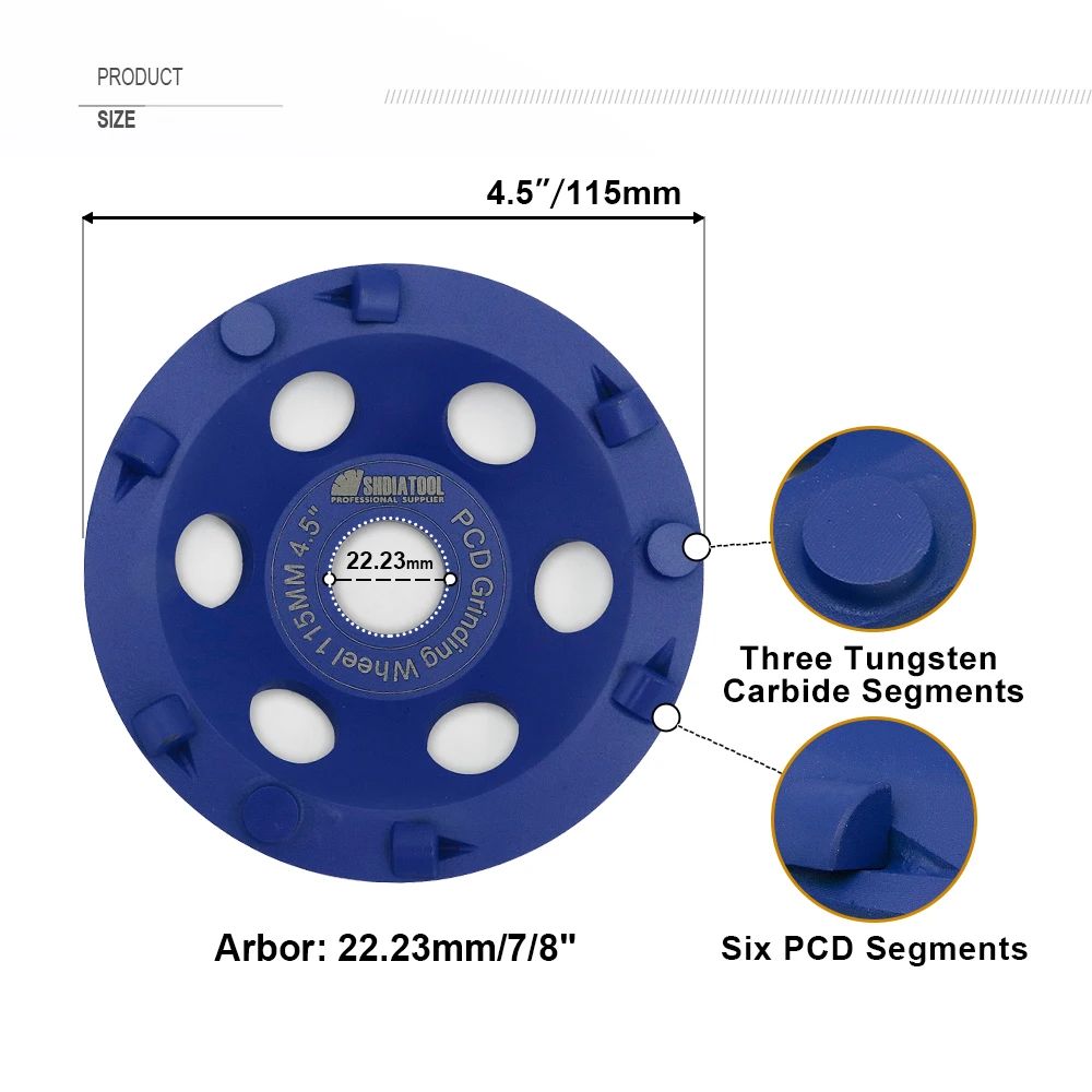 外径：22.23ボア115mm