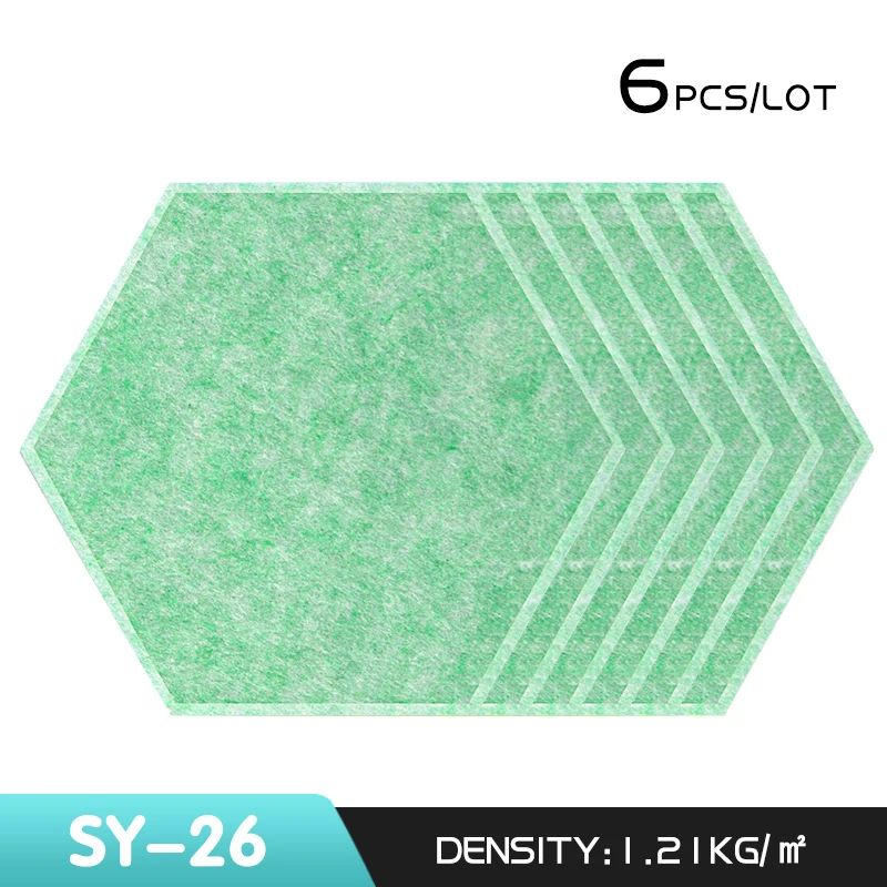 Color:6PCSZH SY26Size:Small Hexagon