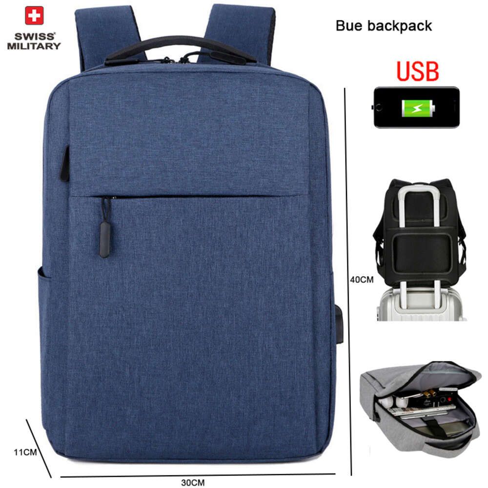 Blue backpack