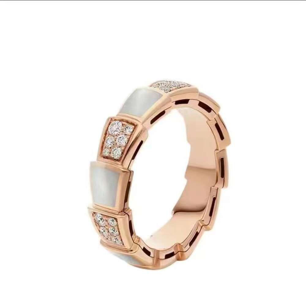 Rose Gold Wide Edition White Shell Hal