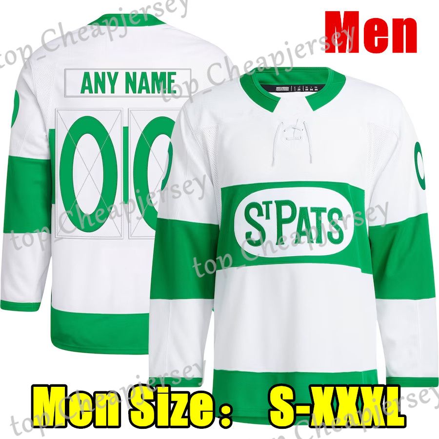 White & Green St. Pats Men