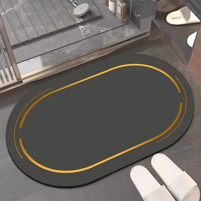 Oval Bath Mat-178-3-60x90cm