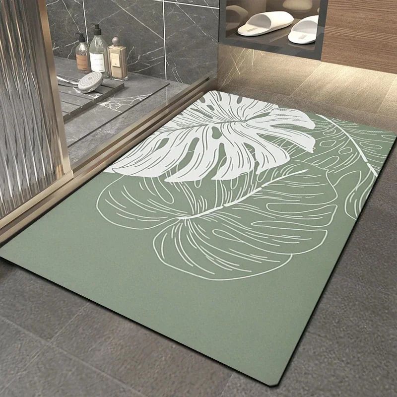 Tappetino da bagno Leaf S1-L60 x L90 cm