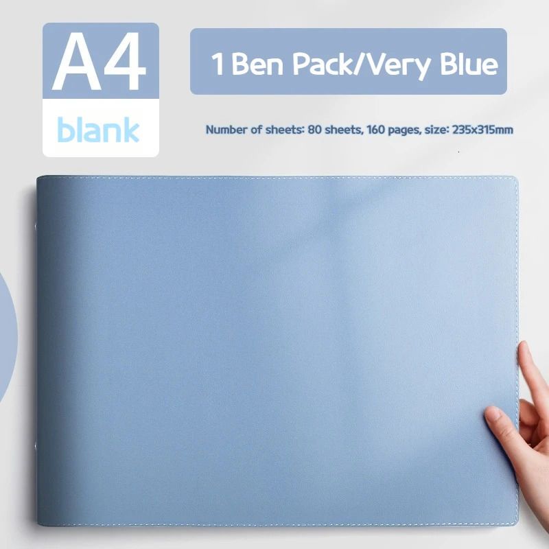 Blue Blank Book