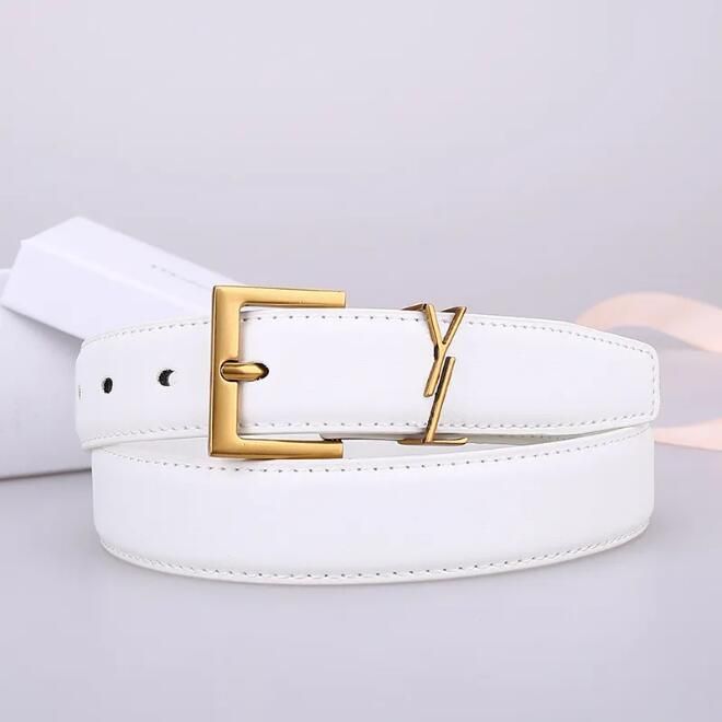 White + Gold buckle