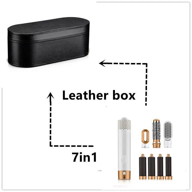 Leather Box White-Au Plug