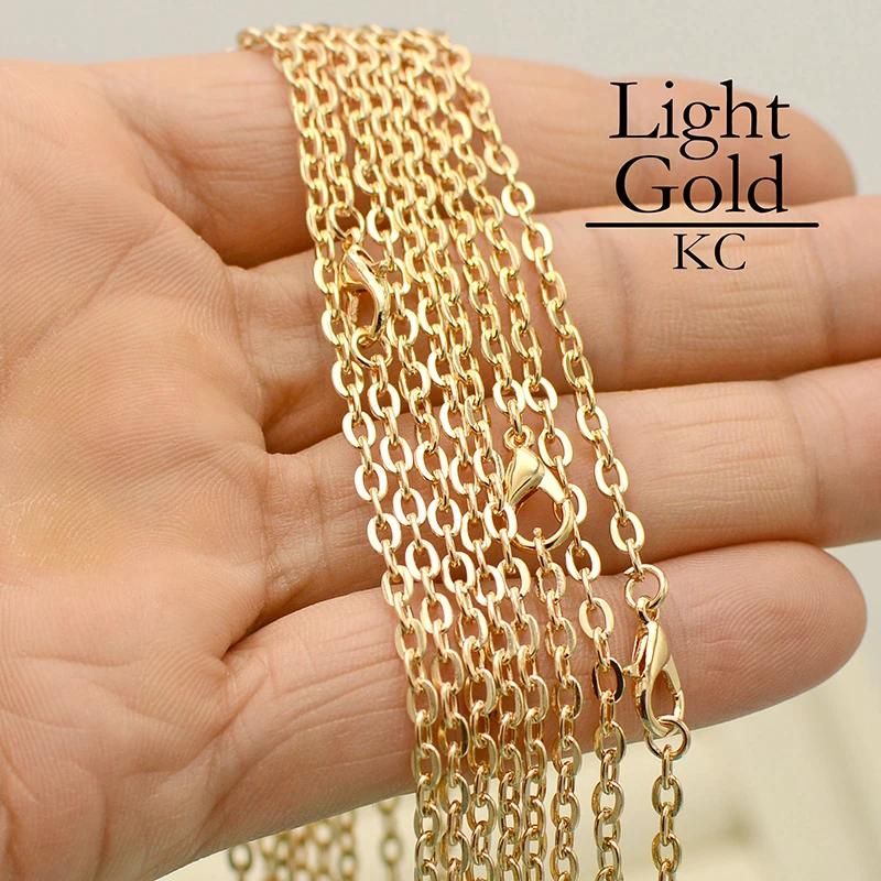 30 inch (76 cm) 2 mm dun KC-goud