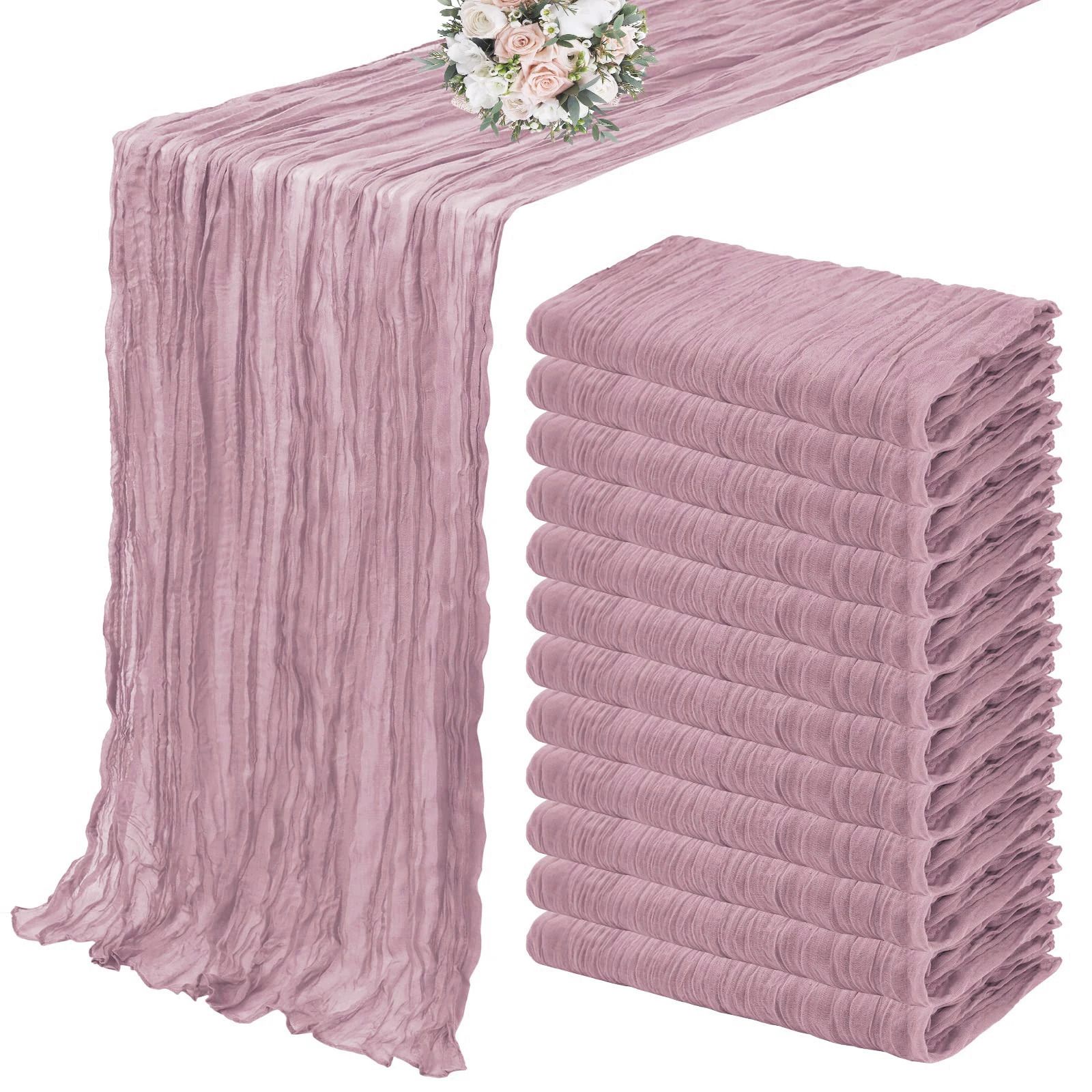 10pcs Mauve-10pcs 90x400cm