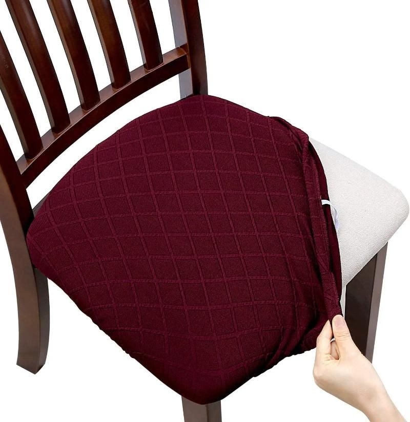 Couverture de chaise rouge vin