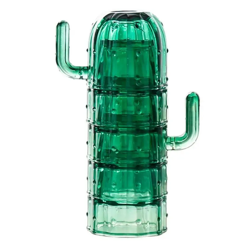 201-300ml China Dark green 4pcs set