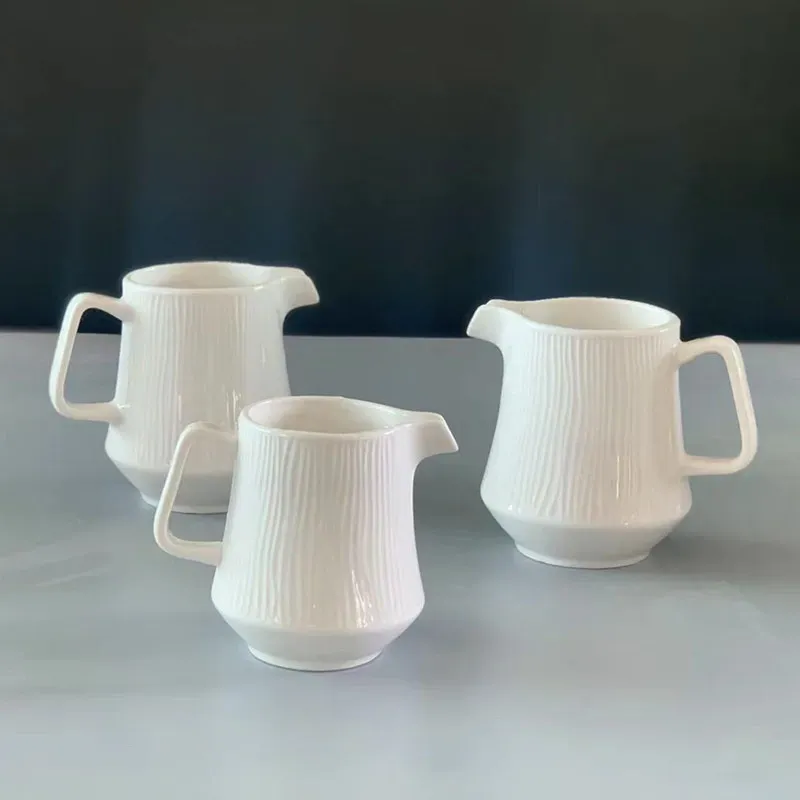 Striped Milk Jug