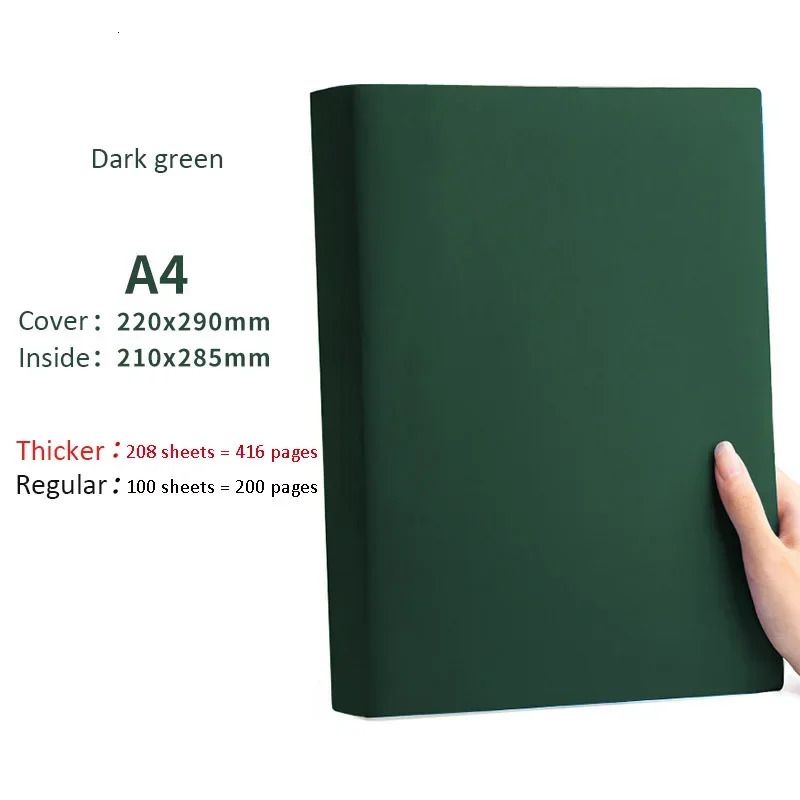 Blackish Green-Regular 200 Pages
