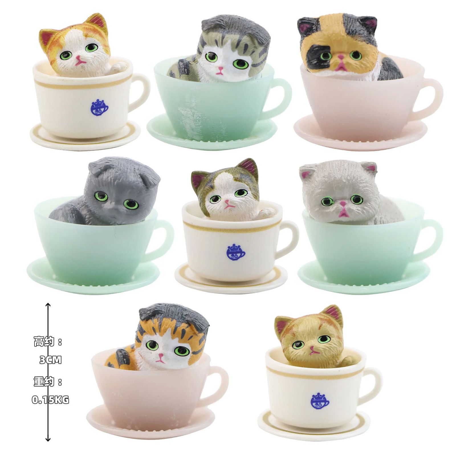 8pcs Cat