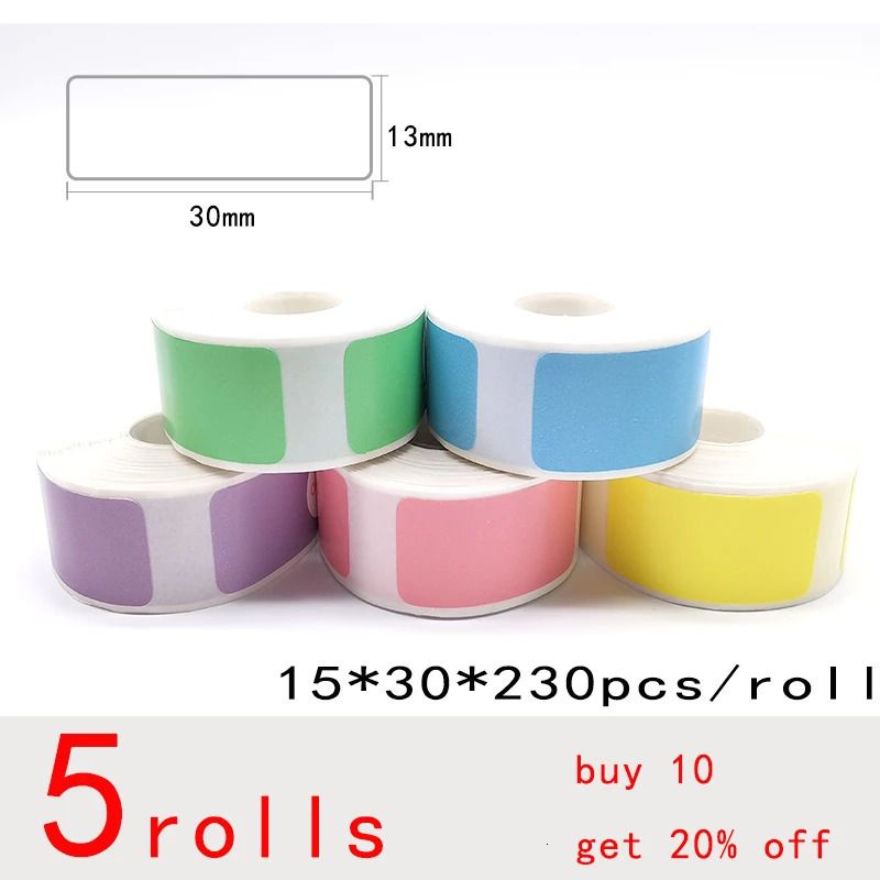 5ROLLS MIX 15X30