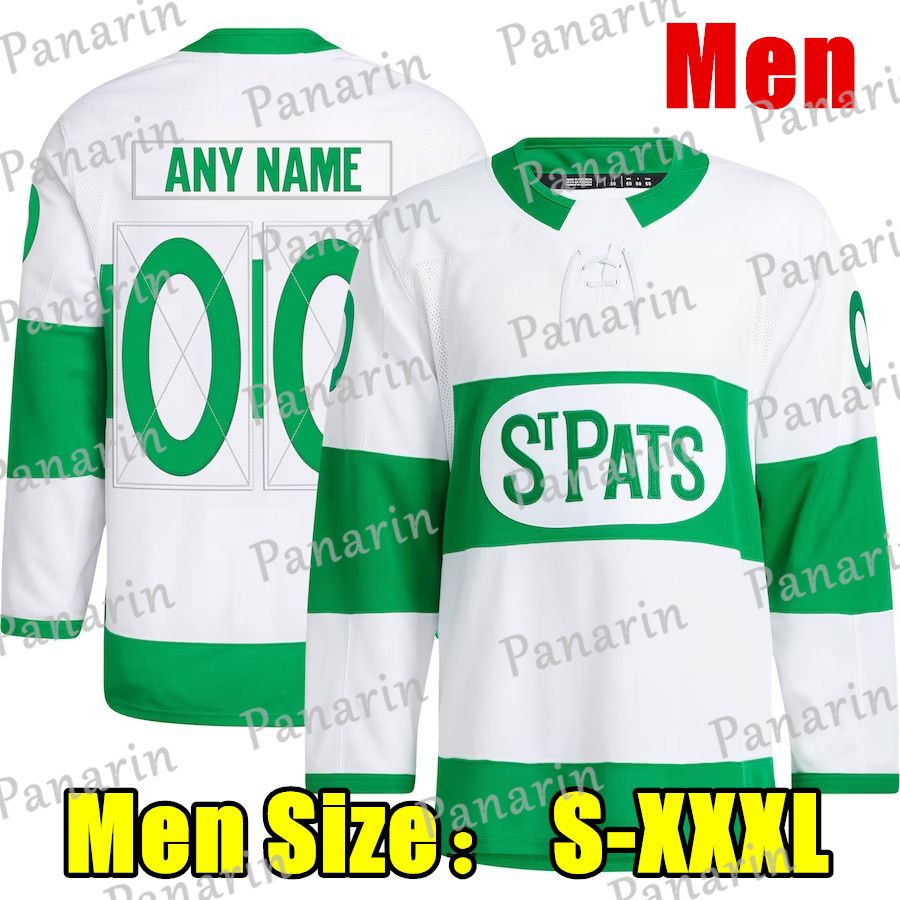 White & Green St. Pats Men