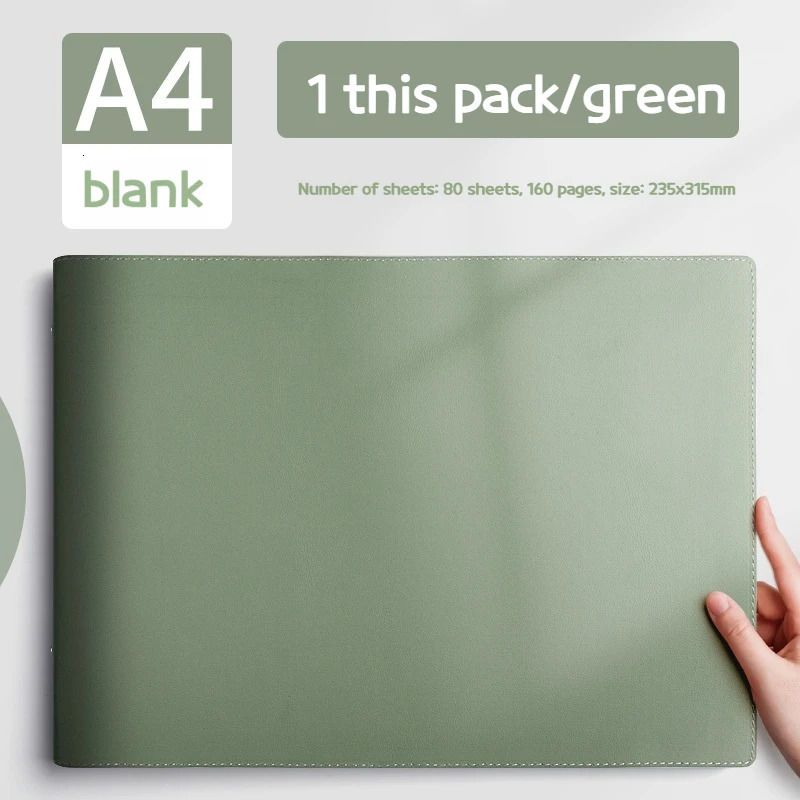 Green Blank Book