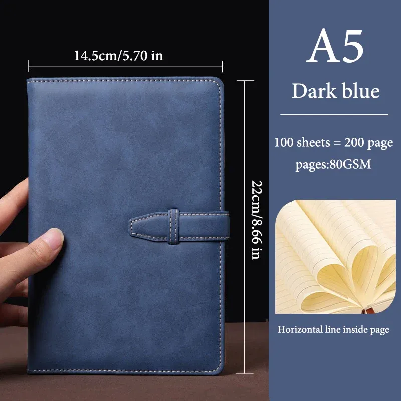 A5 China Dark Blue