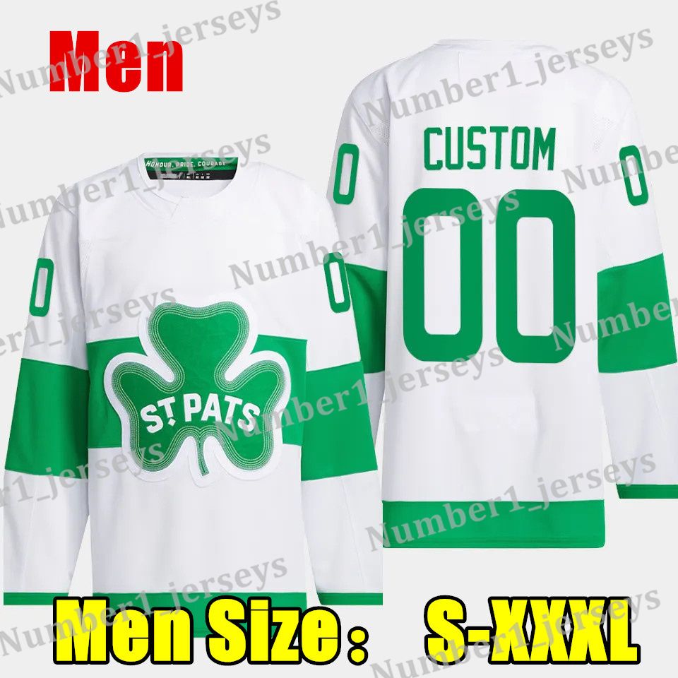 White & Green New St. Pats Men