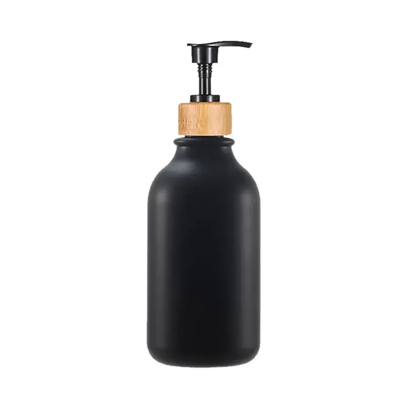 Flacon noir mat de 500 ml