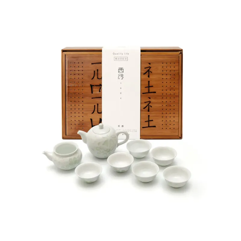 Elfenbein CHINA Achtteiliges Set