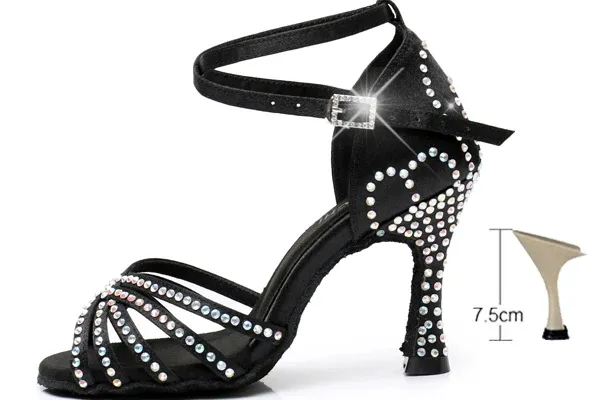 Black heel 75mm