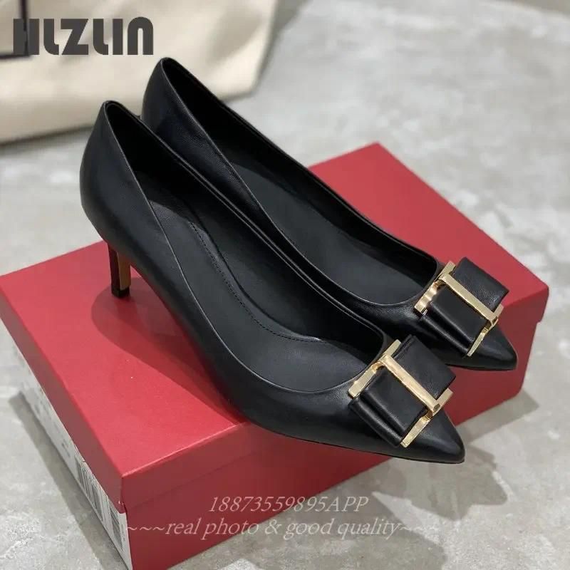 Black leather7cm