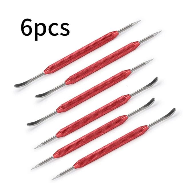 6pcs Rouge