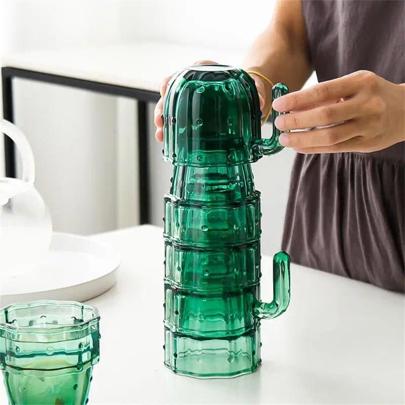 201-300ml China Dark green 6pcs