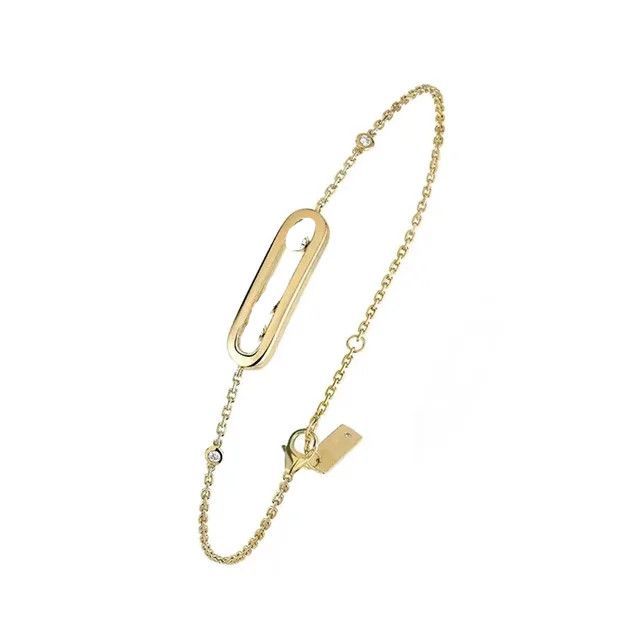 NO.3 pulseiras de ouro de 20cm