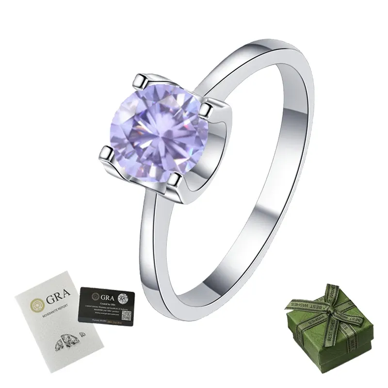 1 CT Moissanite Lavende (JZ0006)